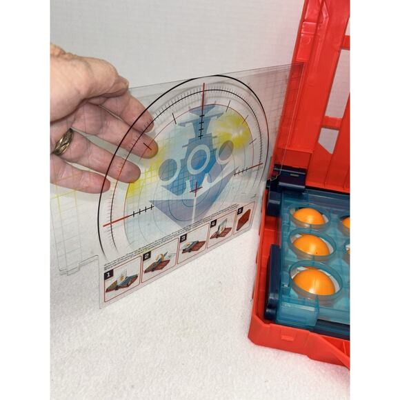 Battleship Shots Game Strategy Ball Bouncing Game Hasbro Gaming New open - Picture 5 of 13